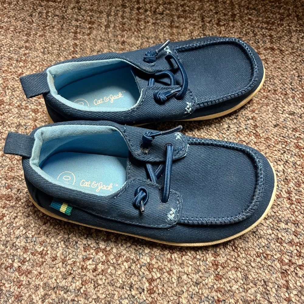 Cat & Jack Kids Dark Blue Moccasins